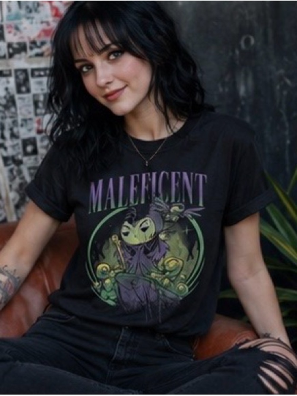 Disney - Pop Maleficent Tee Shirt